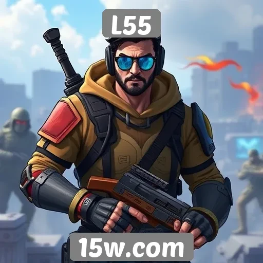 Análise da popularidade do site de jogos L55