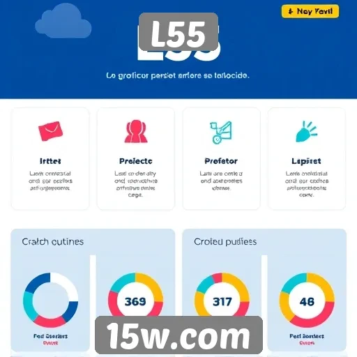 Avaliação de desempenho e gráficos no site L55